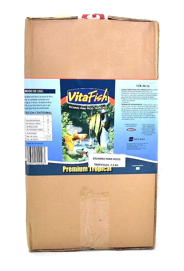 Escama Tropical Caja X 1,5 Kg.