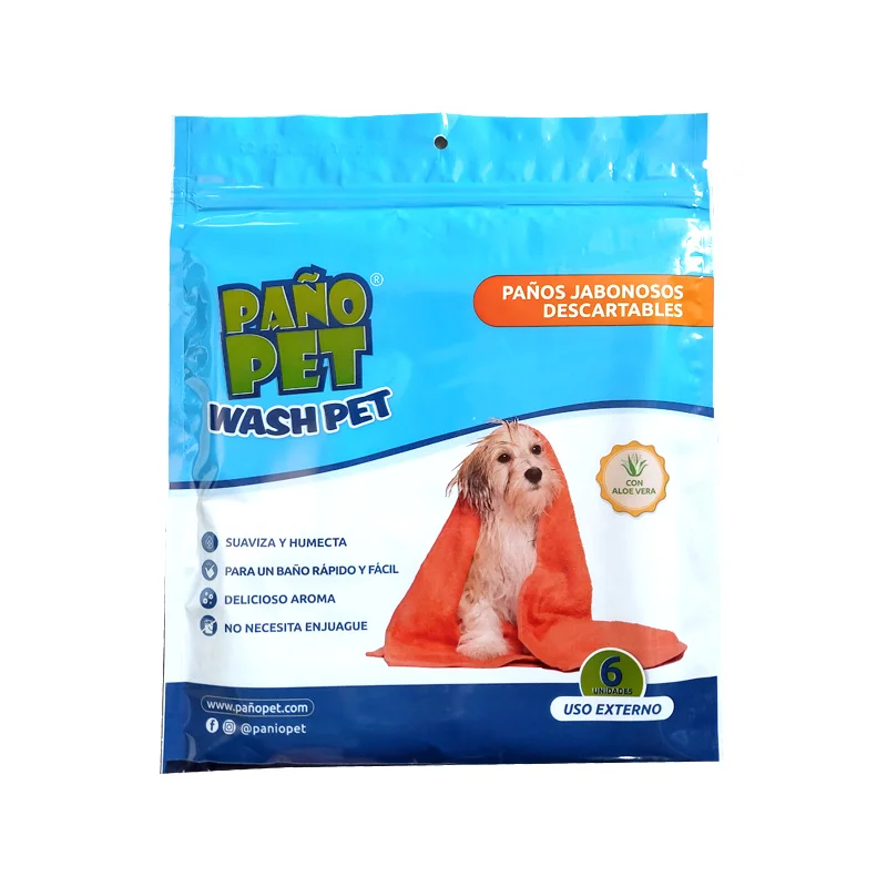 Washpet Paños Jabonosos X 6