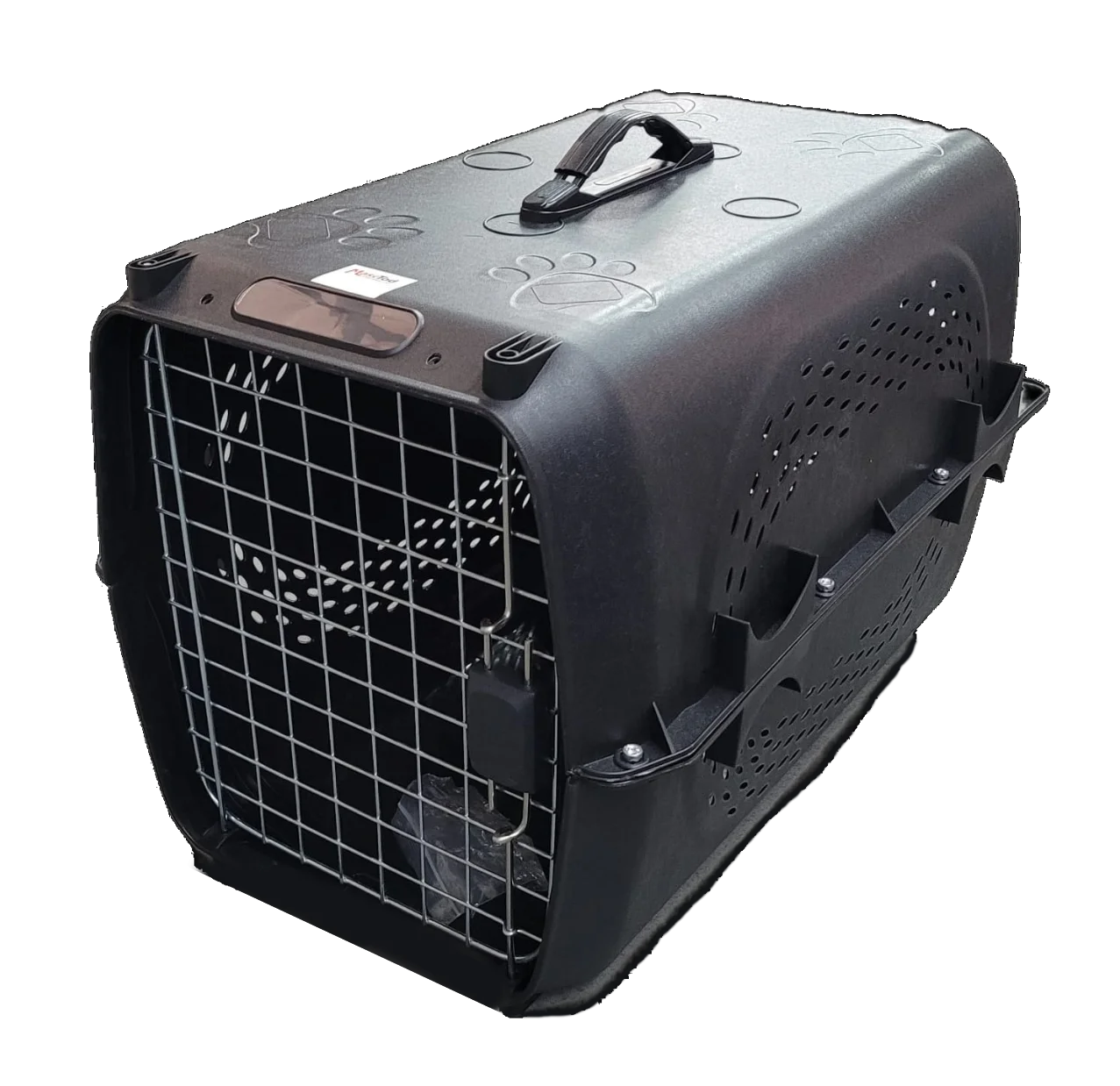 Transportadora Negra Con Bulon 58x37x37cm