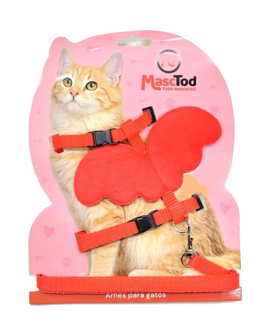 Arnes De Gato Con Alitas Varios Colores