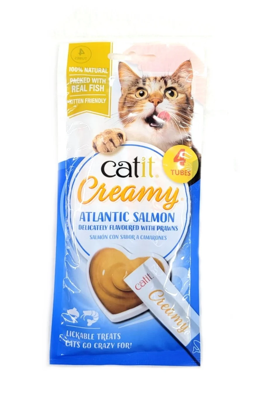 Catit Creamy Salmon 4 Unidades 40gr