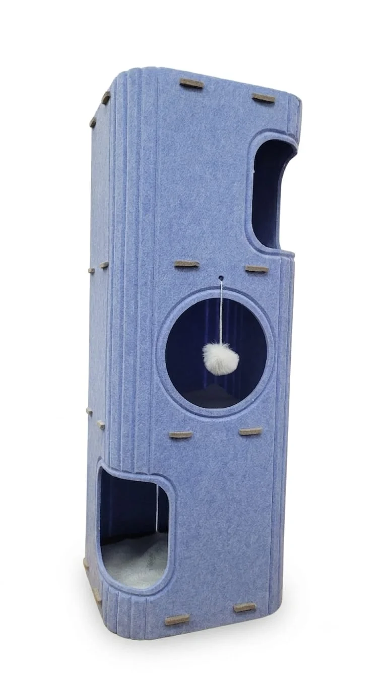 Mueble Rascador Plegable 37x37x90 Cm