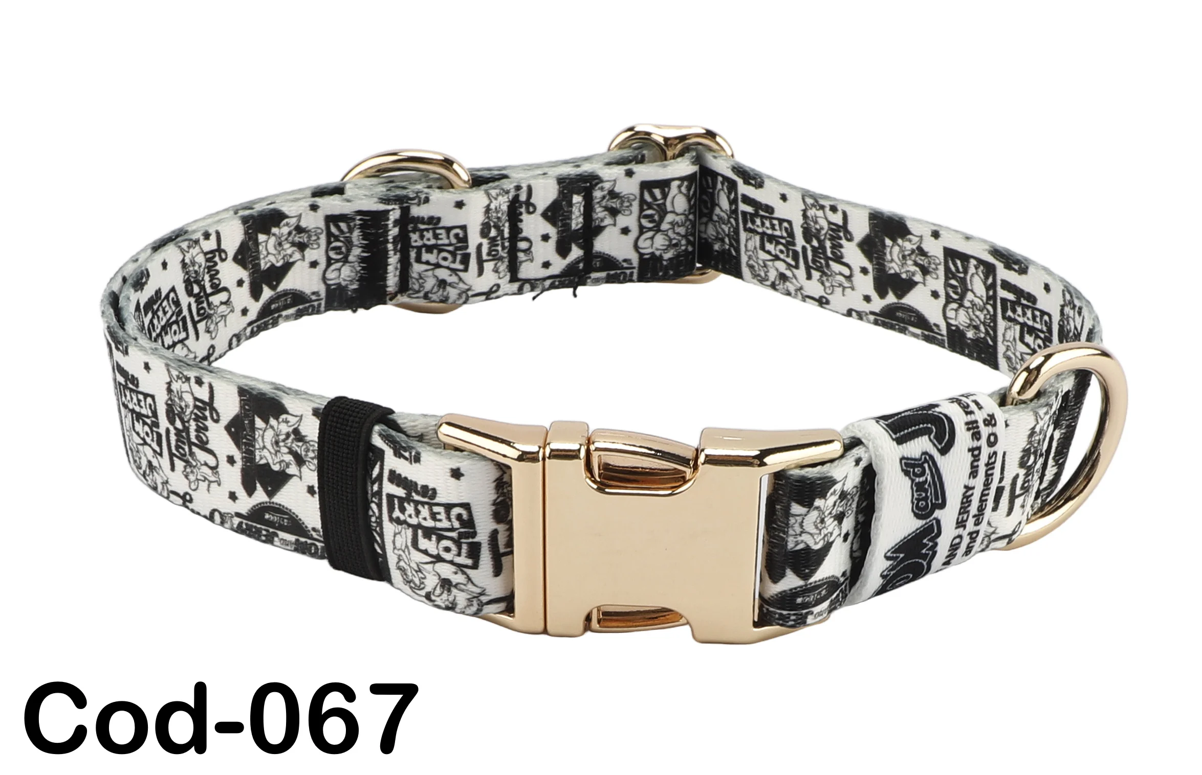 Collar Extra Ancho De Diseño Ajustable 2,5 Cm (40/65 Cm)