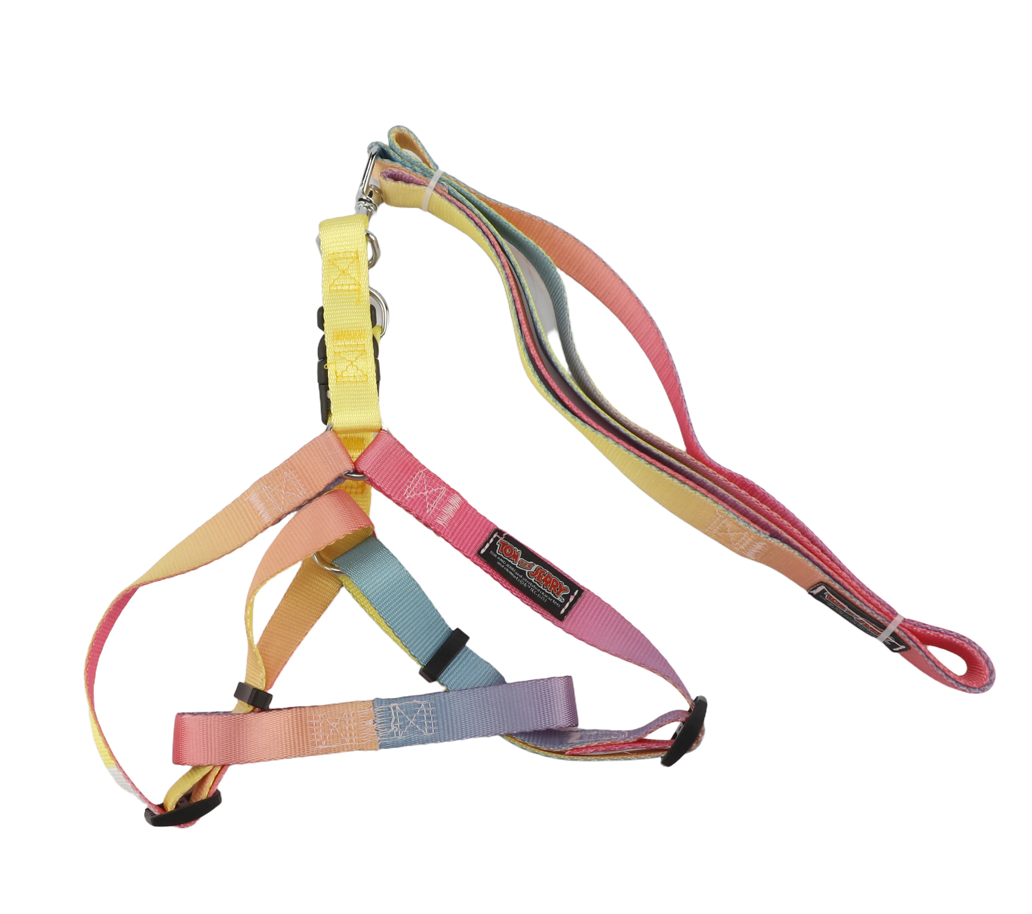 Arnes Con Correa Fluor 2,5 Cm (42/52 Cm)