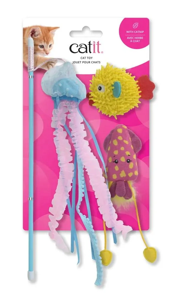 Catit Cat Toy Sea Animal Set 3 Pack