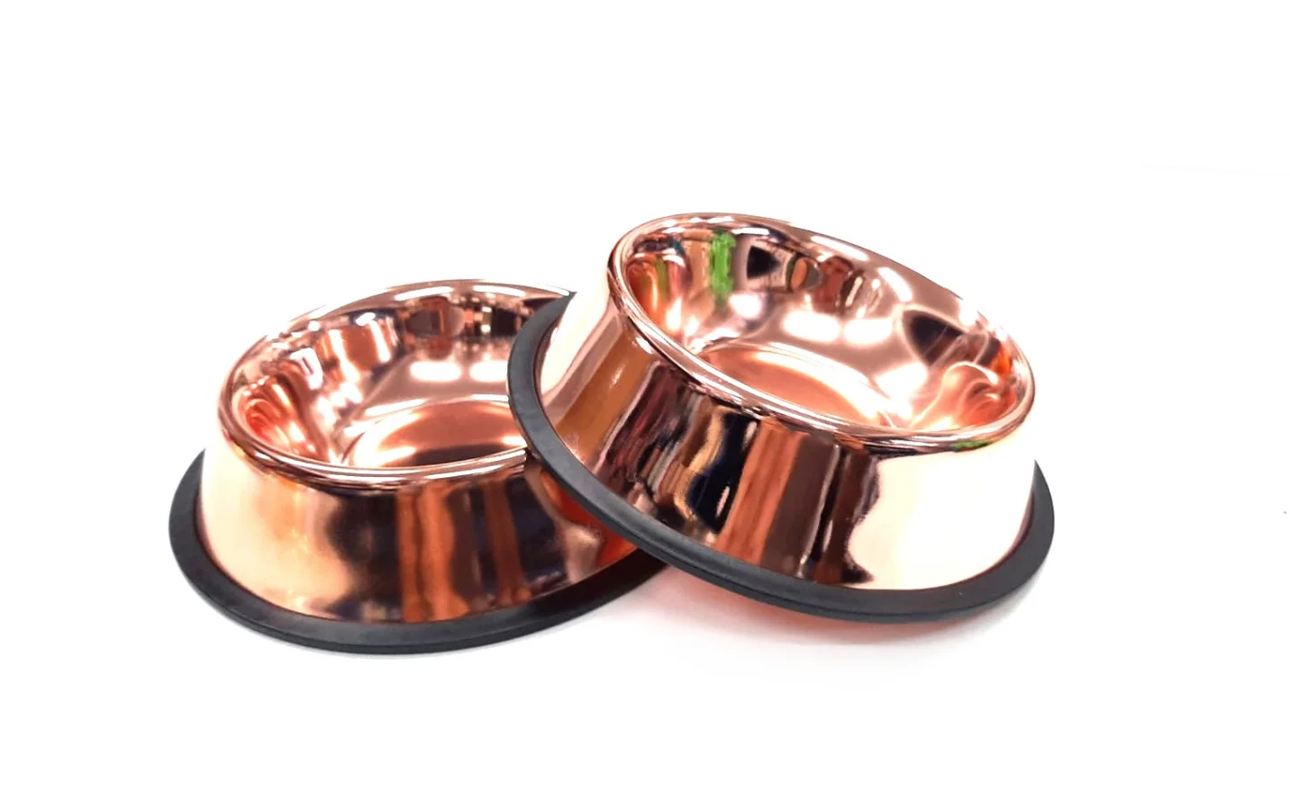 Comedero Acero Rosa N° 0 16 Cm