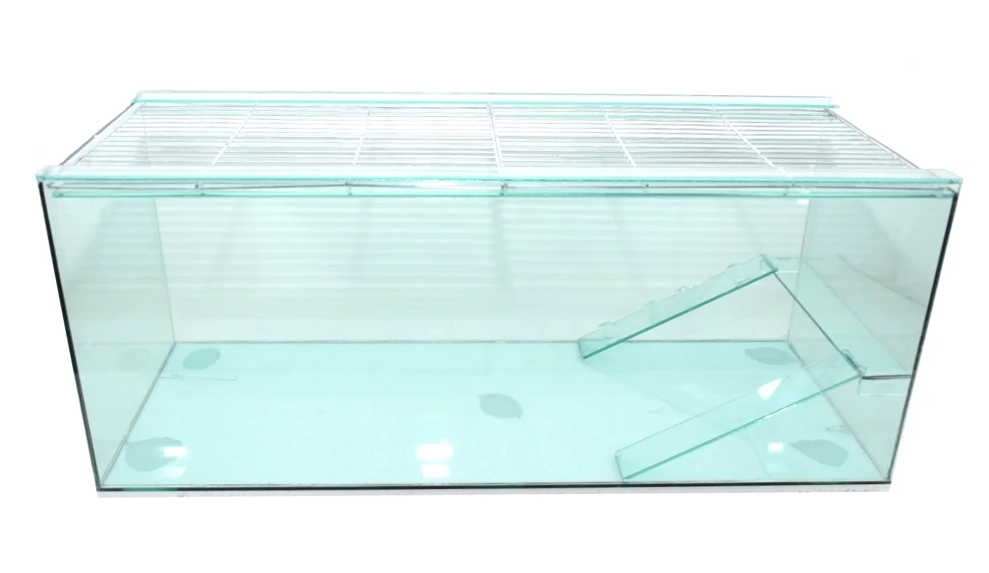 Hamstera Vidrio N2 Con Tapa Alambre